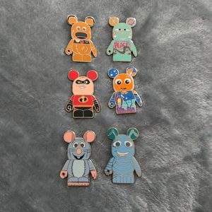 Disney Pixar Vinylmation Pin set